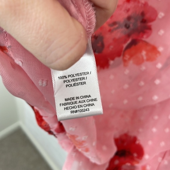 Bobeau Surplice Swiss Dot Blouse - Picture 11 of 13